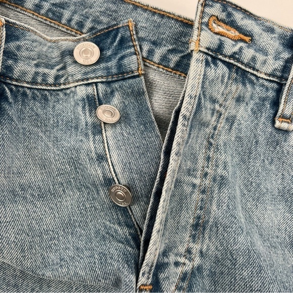 NWT Hudson Jeans Lori High Rise Button Fly Cut Off Denim Shorts Size 31 Women's - Picture 6 of 10